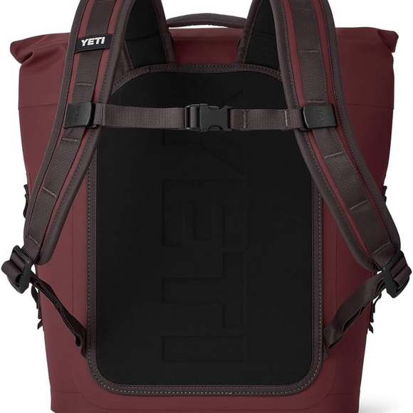 YETI Burgundy Roll-Top Backpack - Picture 3 of 5
